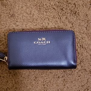 Purple coach wallet
